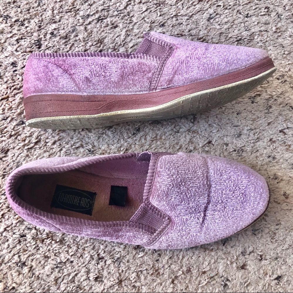 Foamtreads pink size 8 slipper shoes